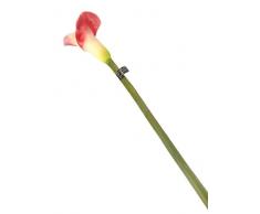 Floral Elegance Artificiel 94 cm Tige Unique Rose Calla Lilies Artificielle X 12 – Gamme de Fleur de Luxe en Soie