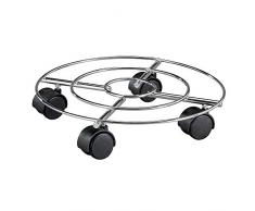 Wagner 20092901 Dessous de Plat chromé à roulettes Diamètre 30 cm