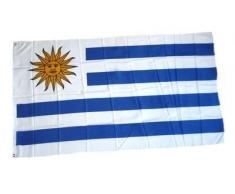 Flaggenking Drapeau Uruguay résistant aux intempéries Multicolore 150 x 90 x 1 cm