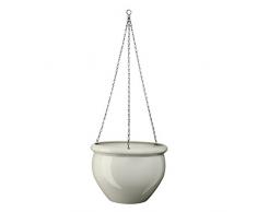 Emsa Bol Suspendu pour Balcon, vitrocéramique Hängeschale (Ø 26 cm) Gris Soie