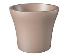 Scheurich 55450 268/48 No1 Style Pot de Fleurs Plastique Living Taupe 47 x 47 x 40 cm