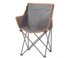 Portail d65724 Tom Fauteuil Pliant, Gris, 44 x 45 x 44 cm