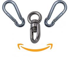 KLIFFHÄNGER Émerillon avec roulement à Bille pour Fauteuil Suspendu | jusquà 120 Kg