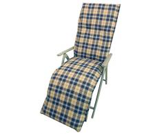 Coussin pour Chaise de Jardin - Longueur Totale 174cm / / Largeur 52cm / / épaisseur 7cm