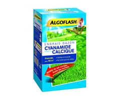 ALGOFLASH Engrais Gazon Cyanamide Calcique, Jusqu’à 80m², 4 kg, ECYA M80