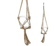 DCASA Pot de Fleurs Suspendu en Verre S