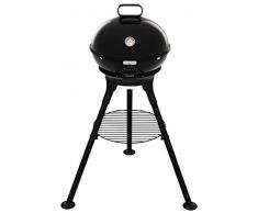 Tefal BG9168 Aromati-Q 3-en-1 Barbecue électrique rond pour griller, rôtir et fumer, version standard