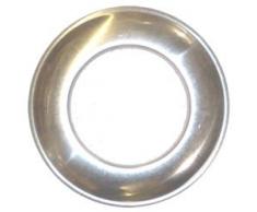 FIREFIX A130/R FAL Rosace, 4,5 cm de Large, 130 mm de diamètre, pour Tuyau de poêle de 0,6 mm dépaisseur Argenté