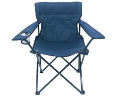 Unbekannt Sparmeile Ambientehome Chaise de Camping Bleu Marine