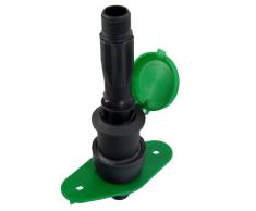 Sourcingmap Ensemble de vannes à Admission Rapide pour Gazon de Jardin Noir/Vert 1 cm