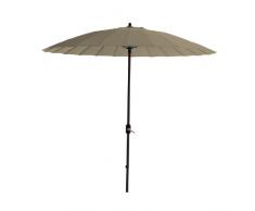 Garden Impressions Manilla Parasol, Noir Charbon/Taupe