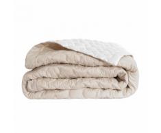 Couvre-lit Montaigne en satin de coton piqué Blanc Alexandre Turpault