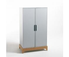 La Redoute Interieurs - Armoire dressing enfant 2 portes Elira . Gris La Redoute Interieurs