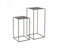 AM.PM - Sellette gigogne métal Omyxie (lot de 2) . Gris AM.PM.