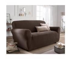 La Redoute Interieurs - Housse extensible pour fauteuil et canapé AHMIS . Marron La Redoute Interieurs