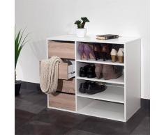 Rangement chaussures 4 niches, 4 tiroirs, Reynal . Beige La Redoute Interieurs
