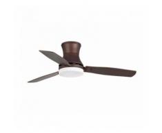 Faro - Ventilateur de plafond lumineux Tonsay - Marron - Ventilation et climatisation mural