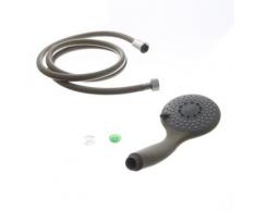 Pommeau de douche avec flexible 1,5m - Kit de douche soft touch - Objet à poser