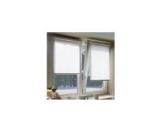 Store Enrouleur Tamisant Sans percer ni visser 52 x 170cm - Blanc ajouré - Fenêtres et volets