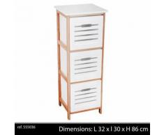 meuble colonne de salle de bain en bois design tiroirs armoire etagere chambre - Accessoires salles de bain et WC