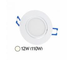 Spot LED 12W (110W) encastrable et orientable Blanc jour 4000°K - Équipements électriques pour luminaire