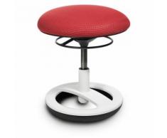 Topstar tabouret de travail enfant SITNESS BOBBY blanc/rouge - Sièges et fauteuils de bureau