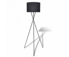 Lampe de sol à long trépied Noir - matériel