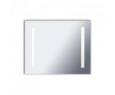 Leds C4 - Miroir rectangle lumineux salle de bain Reflex LED IP44 L80 cm - Miroir