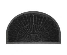 tapis d'entrée 45x75 cm antidérapant demi lune - Linge de lit