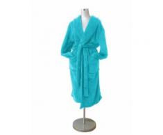 Peignoir de bain MICROFIBRE turquoise, taille XL - Linge de bain