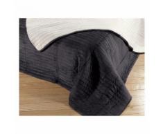Couvre-lit Louvy anthracite 180 x 200 cm Les Ateliers du Linge - Linge de lit