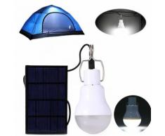 2pcs Lampe solaire portative 130LM avec panneau d'énergie pour cuisine travail camping - Suspensions et plafonniers