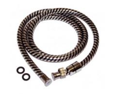 Flexible douche noir longueur 1500mm - Accessoires salles de bain et WC