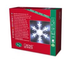 KONSTSMIDE 4438-203 FLOCON ACRYLIQUE AVEC VENTOUSE + 7 LED BLANC 1,5 V - Appliques et spots