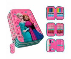 FROZEN de DISNEY Trousse Plumier 3 etages avec materiel scolaire complet - Armoires de bureau