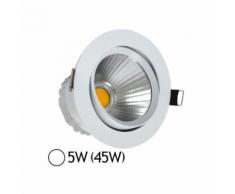 Spot LED 5W (45W) encastrable orientable Blanc jour - Équipements électriques pour luminaire