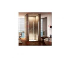 Porte de douche 185 cm largeur réglable 88-92 cm Transparent - Installations salles de bain