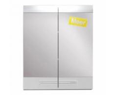 Armoire Miroir Murale Blanc Ultrabrillant 60 x 71 x 15 cm - Meubles de salle de bain
