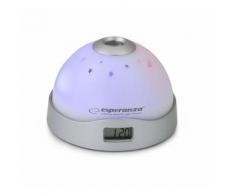 Horloge de table avec projecteur à led multicolore esperanza ehc001 - Ustensiles