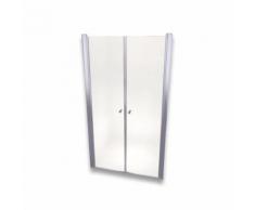 Porte de douche hauteur 195 cm - largeur réglable - Installations salles de bain