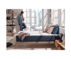 NATURALEX - Matelas ergonomique AURA 150x190 cm mémoire de forme - mousse adaptative BLUE LATEX® - DOUBLE FACE - 25 cm - Matelas