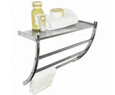 Watsons - SOLO - Porte-serviettes étagère murale - argent - Meubles de salle de bain
