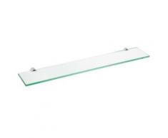 Etagère, tablette, tablette murale de douche ALFA en verre 60cm x 12 cm x 2cm - Accessoires salles de bain et WC