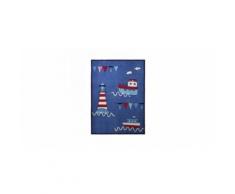Tapis Captains World bleu Esprit Home pour enfant 120x180 - Tapis et paillasson