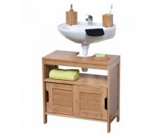 Meuble sous lavabo en Bambou - Mahé - Meubles de salle de bain