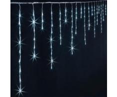 Rideau extèrieur lumineux 300 LED blanc froid - Dim : L.600 x l.0,5 x H.36 cm -PEGANE- - Objet à poser