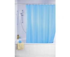 Rideau de douche anti-moisissure uni light blue, 180 x 200 cm - bleu - Accessoires de rangement