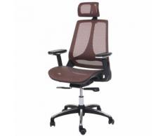 Chaise de bureau HWC-A59, chaise pivotante, fonction glisse, tissu ISO9001 ~ couleur mandarine/mandarine - Sièges et fauteuils de bureau