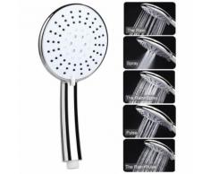 Douchette Pommeau de Douche 5 Modes Universelle de massage - Accessoires salles de bain et WC