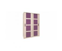 JUSTyou Bregi BRI Armoire Rose 203x138x65 cm - Armoire